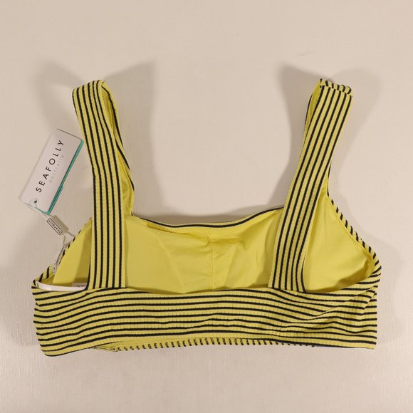 NWT Seafolly Go Overboard Tank Bra in Limelight - Picture 5 of 10